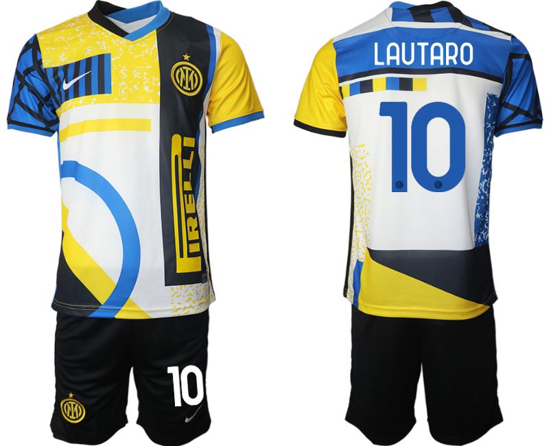 Men 2020-2021 Club Inter Milan Third away black #10 Nike Soccer Jersey
